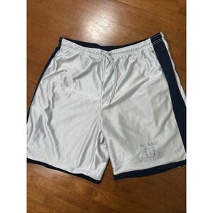 Vintage Soffe Shiny Dazzle Silky Shimmer Basketball Shorts Men's XL Silver